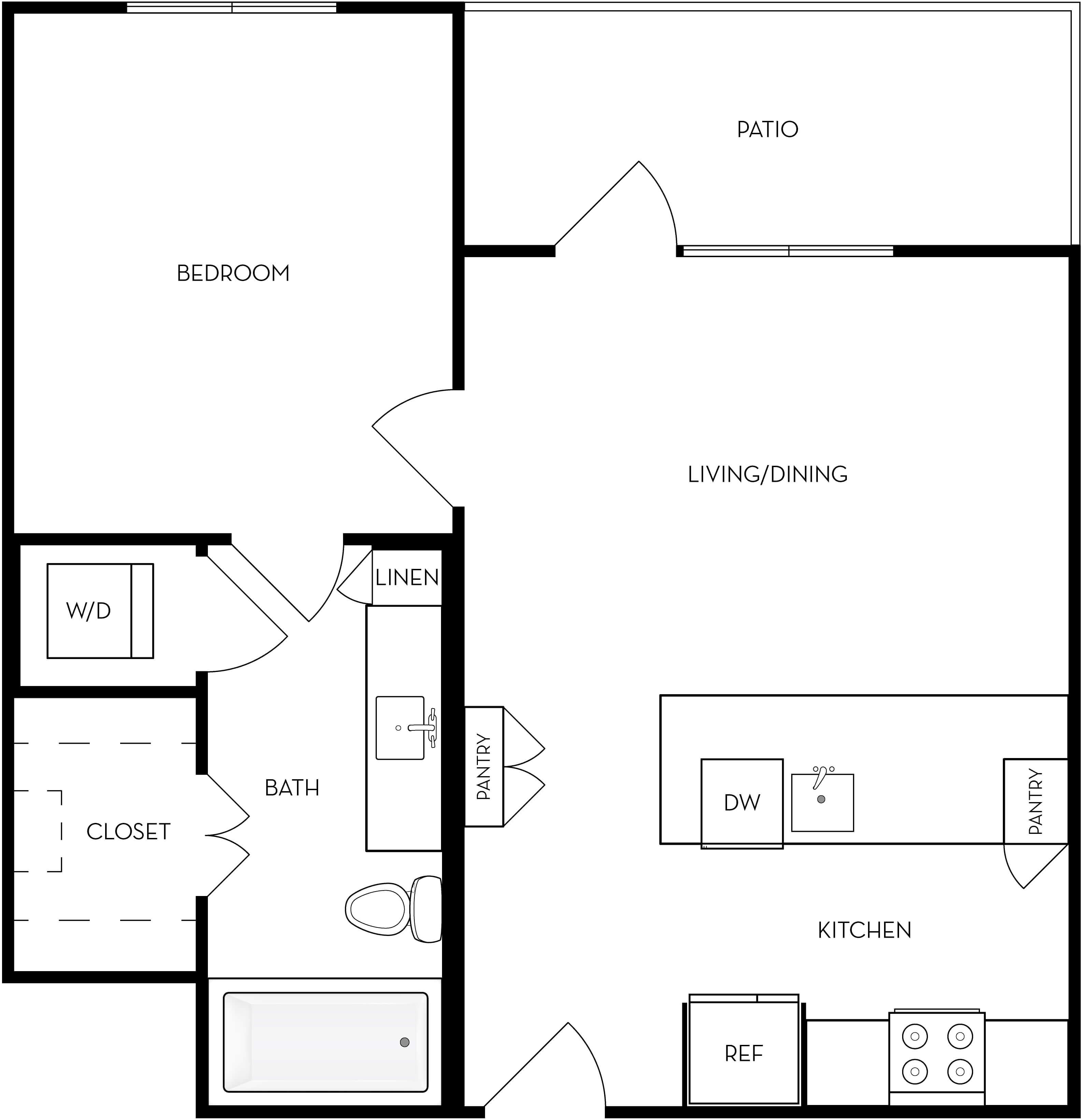 Downtown Phoenix Apartments For Rent The Ryan Floor Plans