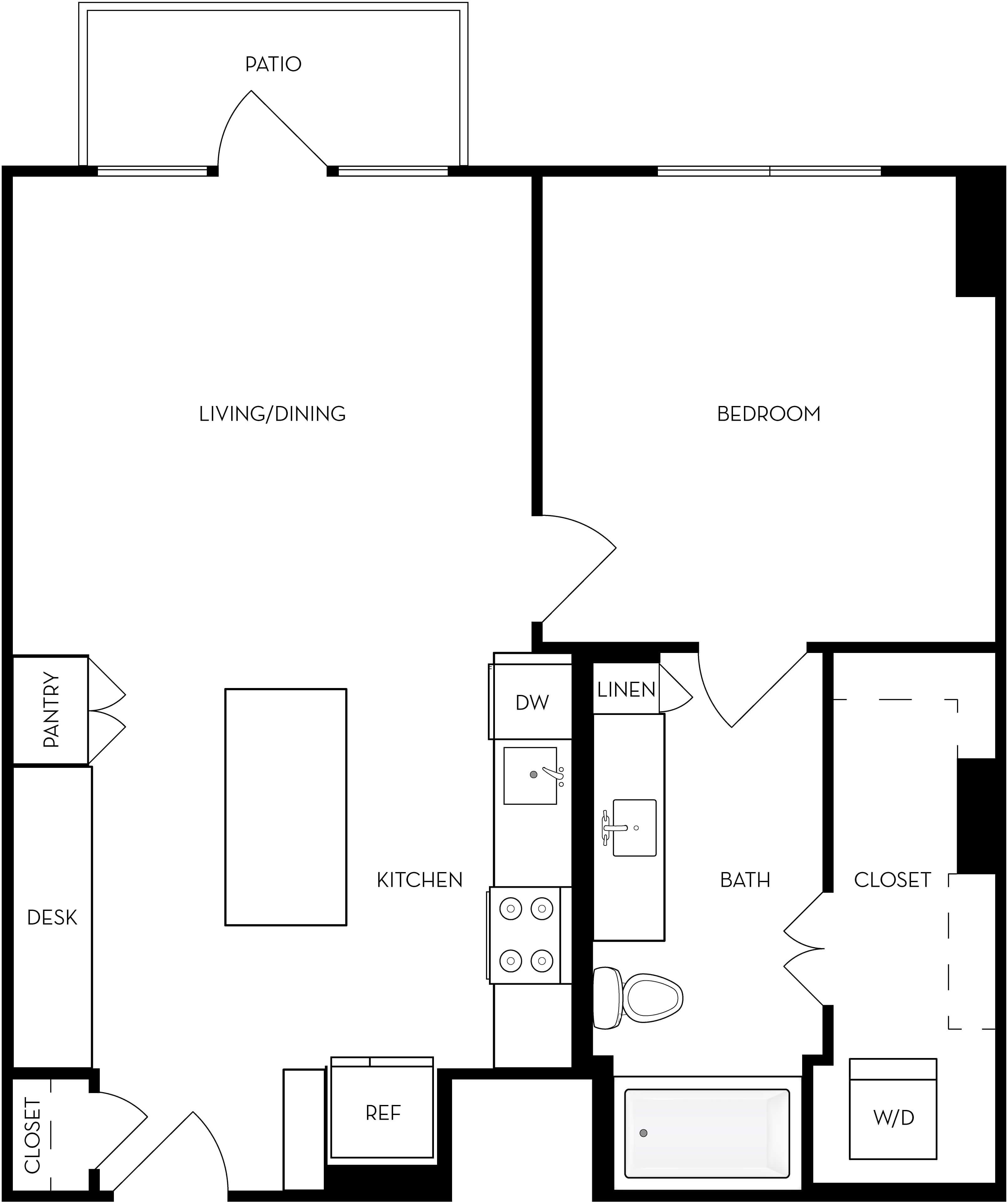 Downtown Phoenix Apartments For Rent The Ryan Floor Plans