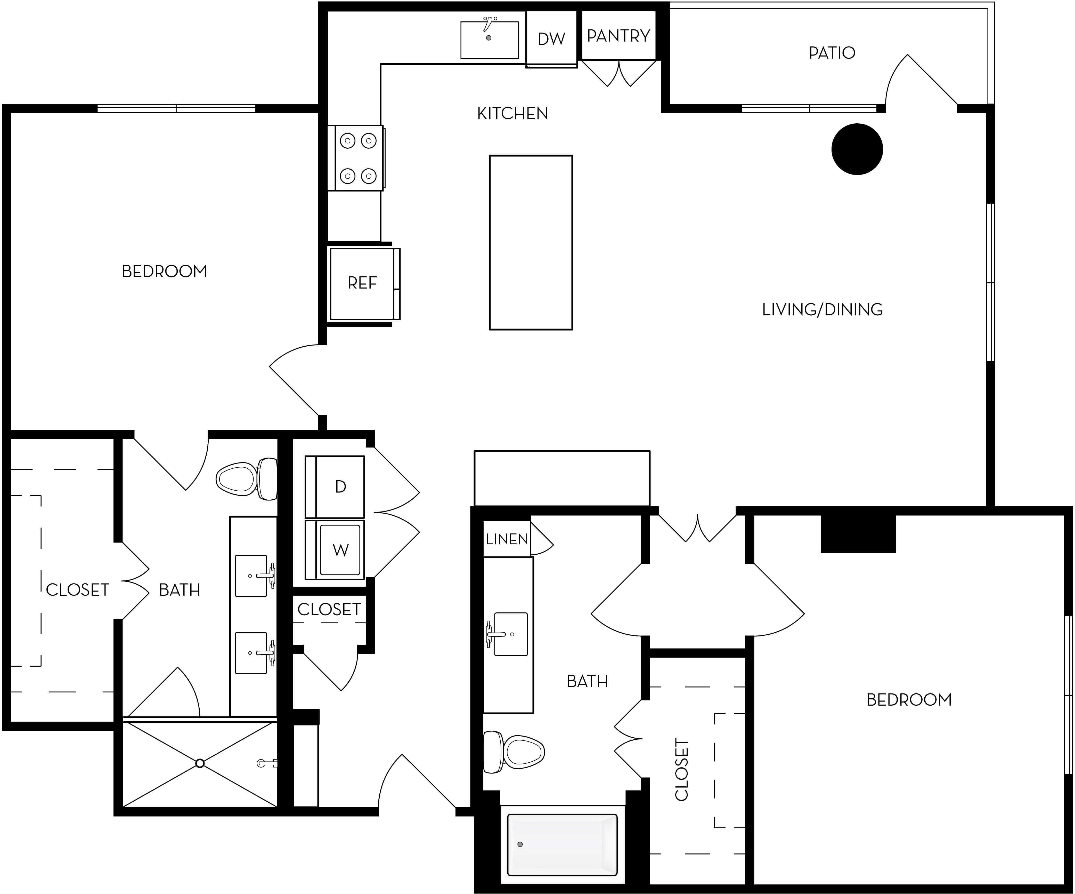 Downtown Phoenix Apartments For Rent The Ryan Floor Plans