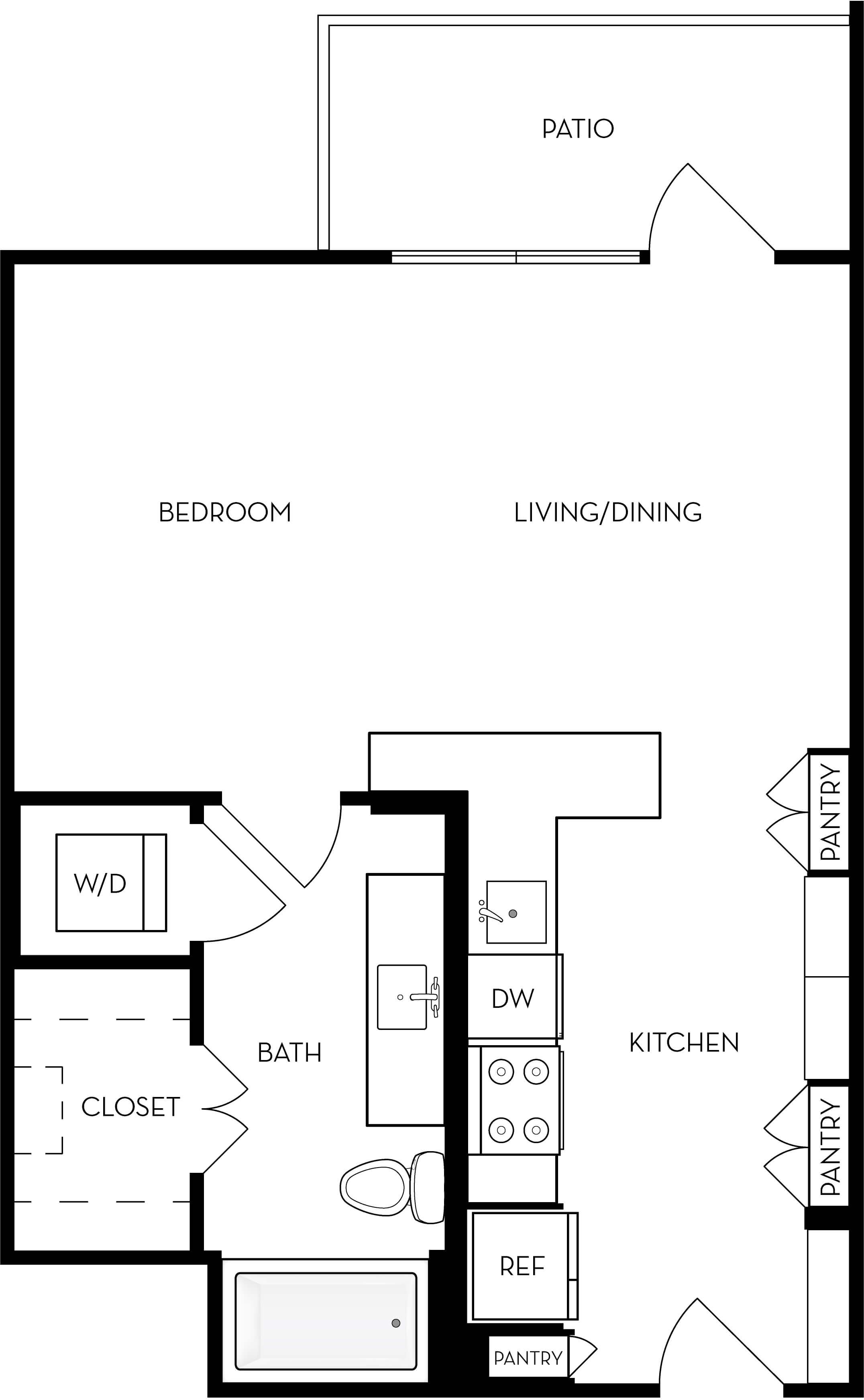 Downtown Phoenix Apartments For Rent The Ryan Floor Plans